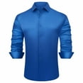 thumbnail image 2 of Ceisia Men's Gradient Printed Casual Elastic Sports Round Neck Active Top Gift, 2 of 6