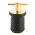 thumbnail image 4 of 1in Rubber Brass Drain Plug THandle TwistIn Marine Accessories for Hull Livewell Boat Bilge Transom Seawall Baitwell, 4 of 10