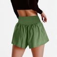 thumbnail image 4 of Bzhegqhd Women's Loose Solid Color Shorts Thin Casual Shorts Sports Wearable Shorts Elastic Waist, 4 of 7
