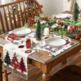 thumbnail image 7 of Christmas Placemats Set of 4,Have a Sweet Christmas Placemats Dining Table Mat Set,12x18 Washable Stain Resistant Wipeable Cloth Placemat for Kitchen Buffet Parties, 7 of 7
