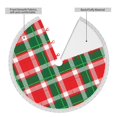 thumbnail image 4 of Faldas para árbol de Navidad a cuadros de 48 pulgadas, tapete para árbol de Navidad para fiestas de invierno, falda para árbol de Navidad para decoraciones navideñas rústicas, 4 of 8