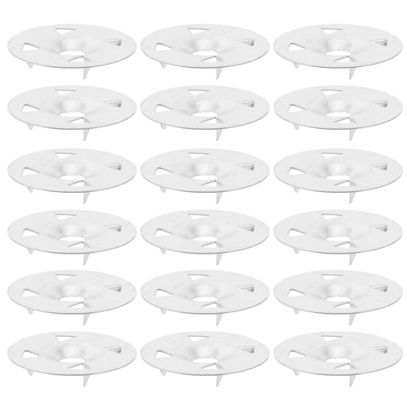 Raindrops 100pcs Foam Board Washers Foam Board Metal Fasteners Washers for Fixing Fastening Installation