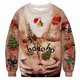 thumbnail image 2 of Suéter navideño feo unisex para hombres y mujeres, sudaderas con capucha con estampado divertido en 3D, suéteres de otoño e invierno 2020, jerséis, tops, 2 of 5