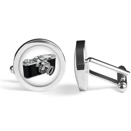 Photographer Camer Cufflinks Photography Cuff Links (Angled Edition)