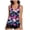Black, variant on GEWSEY Women's Tankini Bathing Suits Tankini Swimsuits Graphic Swim Tank Top with Boyshorts Ladies Swimwear Light Blue, XL