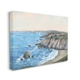 thumbnail image 3 of Stupell Industries Ocean Coast Cove Distant Sailboats Beach Cliff Landscape Paintings Gallery-Wrapped Canvas Print Wall Art, 20x16, by Tim OToole, 3 of 5