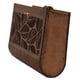 thumbnail image 3 of Bolsa Clutch Rectangulo de Hojas Nogal Forro Beige Borse Della Vittoria Clutch, 3 of 3