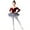 ZH Red, variant on Toddler Leotard Ballet Ballet Leotards Dance Dress Performance Tutu Skirt Long Sleeve Round Neck Girls Dance Outfit Hot Pink 9 Years-10 Years