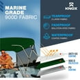 thumbnail image 7 of Knox T42H-Z4 67-72 in. Universal 4 Bow Bimini Top with Storage Boot for Boats, Hunter Green, 7 of 7