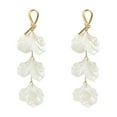 thumbnail image 6 of S925 Silver Needle net red simple long shell flower earrings female fresh everything match temperament shell flower tassel earrings female, 6 of 8