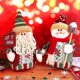 thumbnail image 3 of Adorno de mesa ZHAOCHENG 3PC reno muñeco de nieve Santa Claus Feliz Navidad, 3 of 5