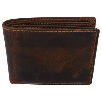 J. Buxton Men's Ridgewood Three-Fold Leather, Brown - Walmart.com