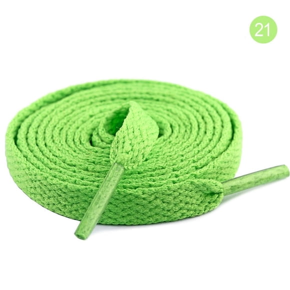 2 Paires de Lacets Plats pour Espadrilles 29 Couleurs Lacets pour Espadrilles Lacets Athlétiques en 6 Longueurs Différentes Blanc