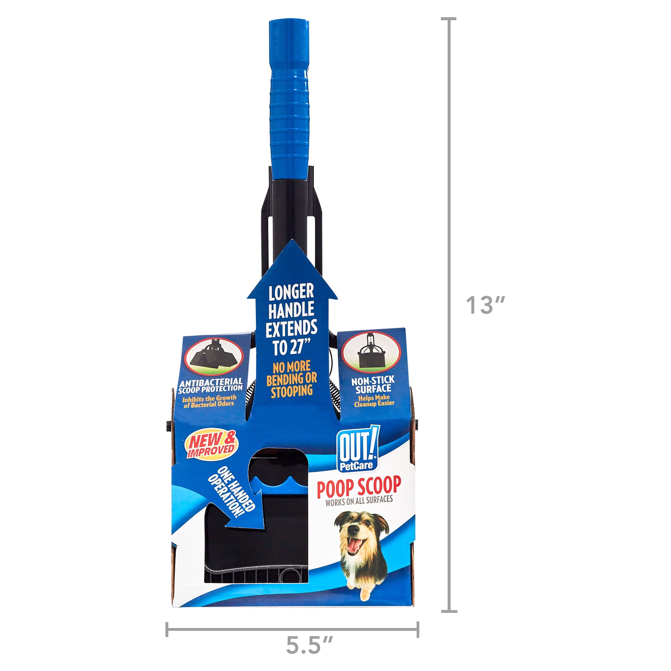 Scoop à Crottes De Chien Sans Contact - Portable, Avec Distributeur De Sacs Et Clip, Ramassage Hygiénique - 7