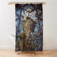 thumbnail image 3 of Cortina de ducha para baño con diseño de la banda Ghosts, impermeable, para sala de estar, 2 piezas, envío gratis, partición plegable, tela para baño, 3 of 5
