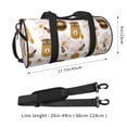 thumbnail image 2 of ZICANCN Bee Honey Jar Print Travel Duffle Bag, Sports Tote Gym Bag Weekenders Bags for Women Men, 2 of 8