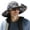 Silver, variant on Solar Powered Fan Cooling Dual Fans Wide Brim USB Rechargeable Water-Resistant Bucket Unisex Hat for Outdoor Work Camping Hiking, 2 Charging Mode Outdoor Summer Sun Hat
