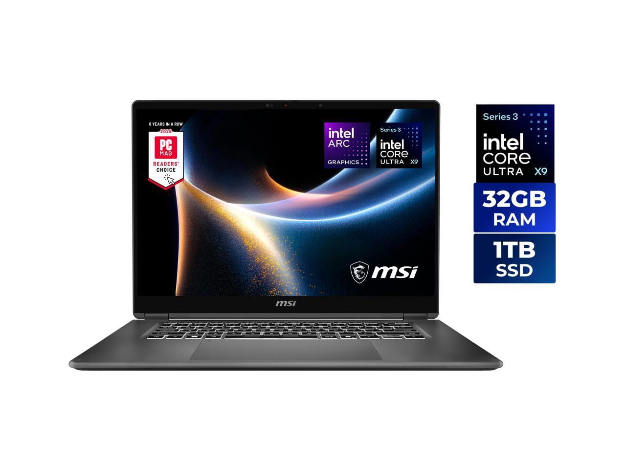 MSI Prestige 16 AI+ Copilot+ Laptop - 16
