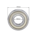 thumbnail image 4 of 6306ZZ Deep Groove Ball Bearings Z2 30mmx72mmx19mm Double Shielded Chrome Steel 2pcs, 4 of 5