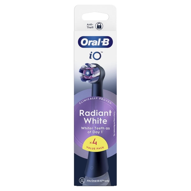 Cabezales de cepillo de repuesto Oral-B iO Series Radiant White