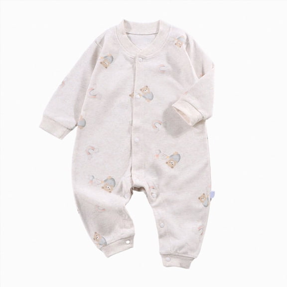UAYOTSE Baby Pajamas Long Sleeve One-Piece Footless Sleeper for Girls Boys Infant 0-12 Months,Sizes 18-24 Months