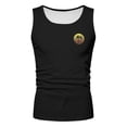 thumbnail image 4 of Tank Tops for Men Workout Casual Coconut Print Sleeveless Summer Beach Outdoor Muscle Gym Men Undershirts Black XXL, 4 of 4