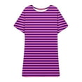thumbnail image 6 of UPPADA Women's Summer Casual T Shirt Dresses Plus Size Sleeveless Swing Dress with Pockets Crewneck Pleated Tank Dress Loose Fit Boho Beach Sundresses Pink,XL, 6 of 7