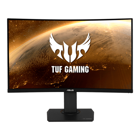 ASUS TUF Gaming 32" 2K HDR Curved Monitor (VG32VQ) - WQHD (2560 x 1440), 144Hz, 1ms, Extreme Low Motion Blur, Speaker, Adaptive-Sync, FreeSync Premium, VESA Mountable, DisplayPort, HDMI