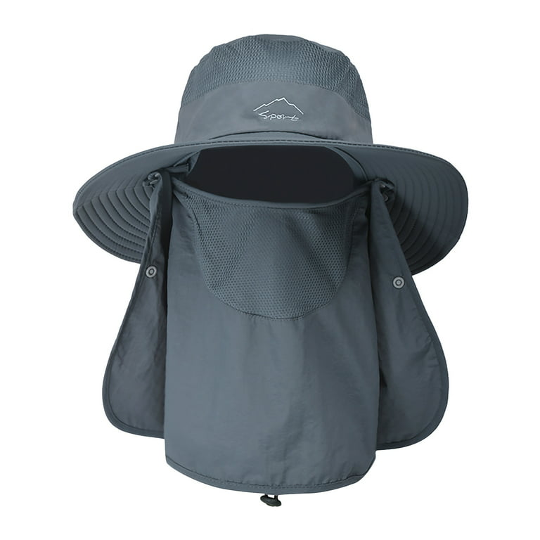 RoyalloveMen's Wide-Brim Fishing Hat Outdoor, Fisherman Hat, Sun Hat,Sun  Protection hats for women