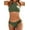Green, variant on Womens 2 Piece High Neck Halter Swimwear Bikini Beach Swimsuits