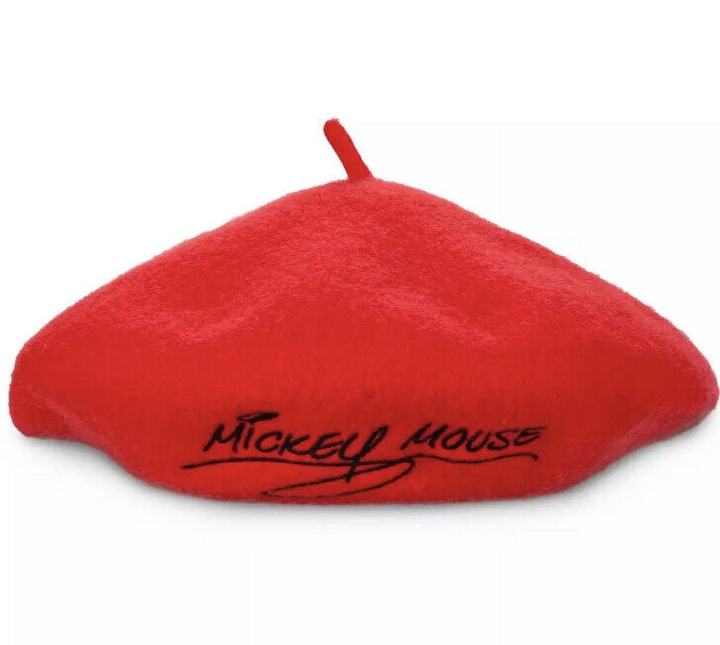 Disney Parks 100 Years of Wonder Mickey Mouse Red Beret For 