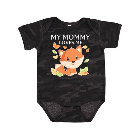 

Inktastic My Mommy Loves Me- Little Fox Gift Baby Boy or Baby Girl Bodysuit