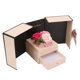 thumbnail image 3 of Caja de regalo de flores preservadas, caja de regalo de joyería de flores artificiales eternas para mujeres, mamá, novia, anillo, collar, 3 of 8