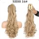 thumbnail image 1 of Peluca cola de caballo femenina peluca clip pelo largo y rizado productos de onda grande cola de caballo rizada, 1 of 4