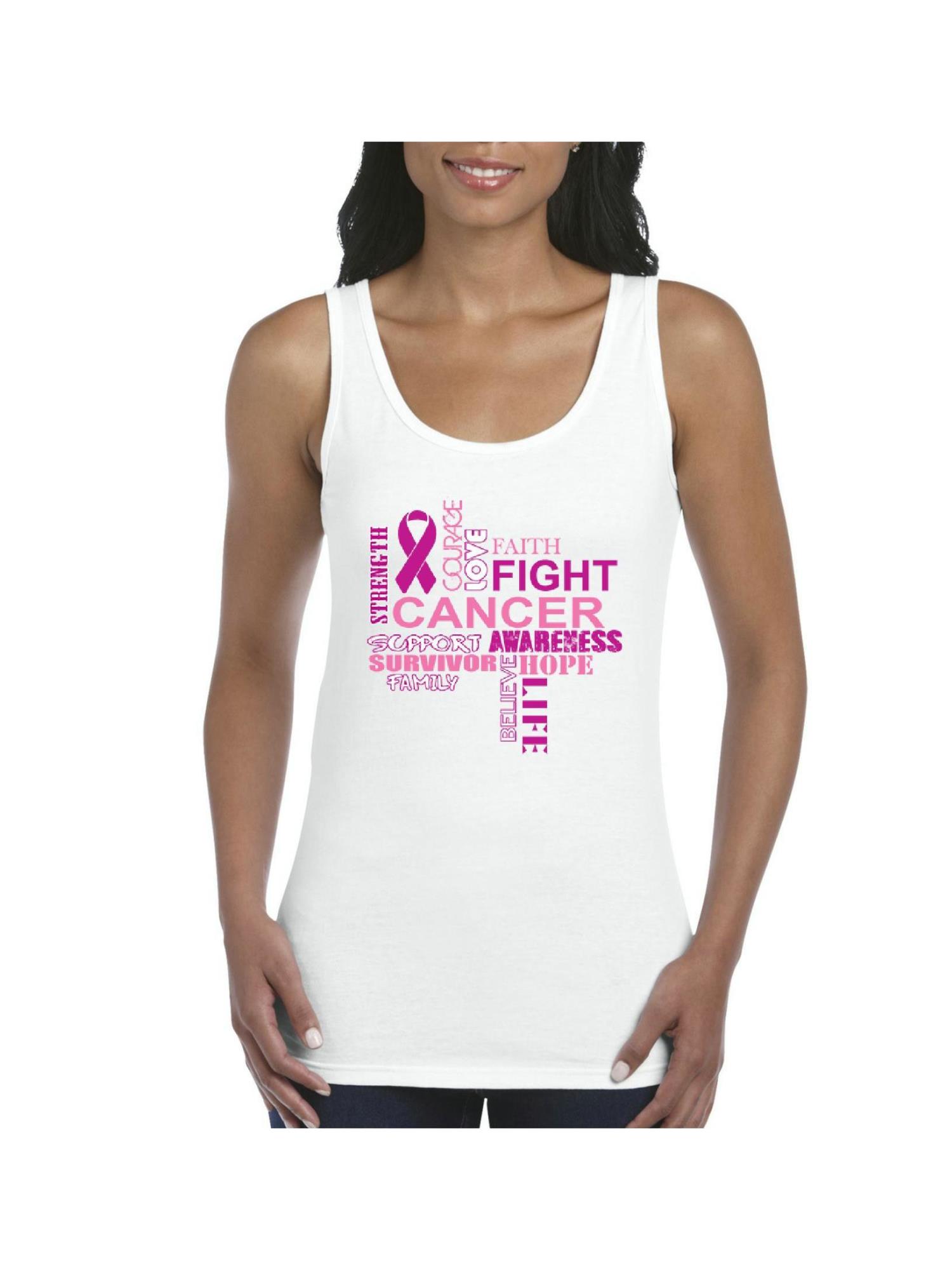 IWPF Womens Cancer Awareness Fight Breast Cancer Tank Top Walmart