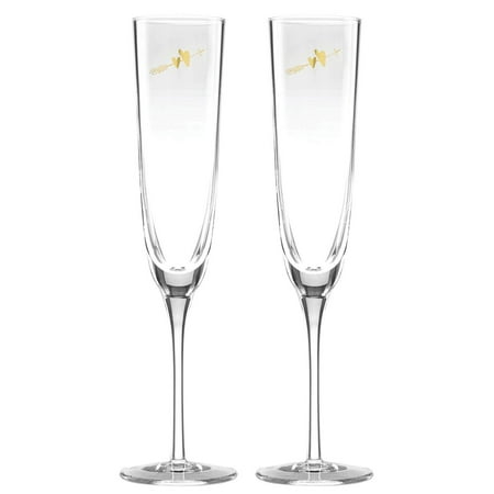Heart Toasting Flutes - Kate Spade New York Two Hearts Champagne Toasting Flutes, Pair