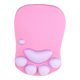 thumbnail image 1 of Pink Alfombrilla de ratón 3d de silicona suave con forma de Pata de Gato, reposamuñecas, soporte de espuma viscoelástica para juegos, 1 of 4