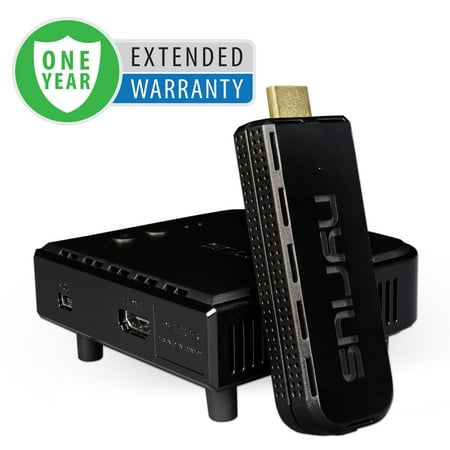 Pro Replacement Video Cable - Nyrius ARIES Pro Wireless HDMI Transmitter and Receiver To Stream HD 1080p 3D Video From Laptop, PC, Cable, Netflix, YouTube, PS4, Xbox 1, Drones, Pro Camera - 1 Year Extended Warranty