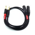 thumbnail image 2 of Cable Suanqi TRS macho a XLR macho de 6,35 mm, 3 pines, 60 cm, 2 of 4