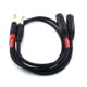 thumbnail image 2 of Cable Suanqi TRS macho a XLR macho de 6,35 mm, 3 pines, 60 cm, 2 of 4