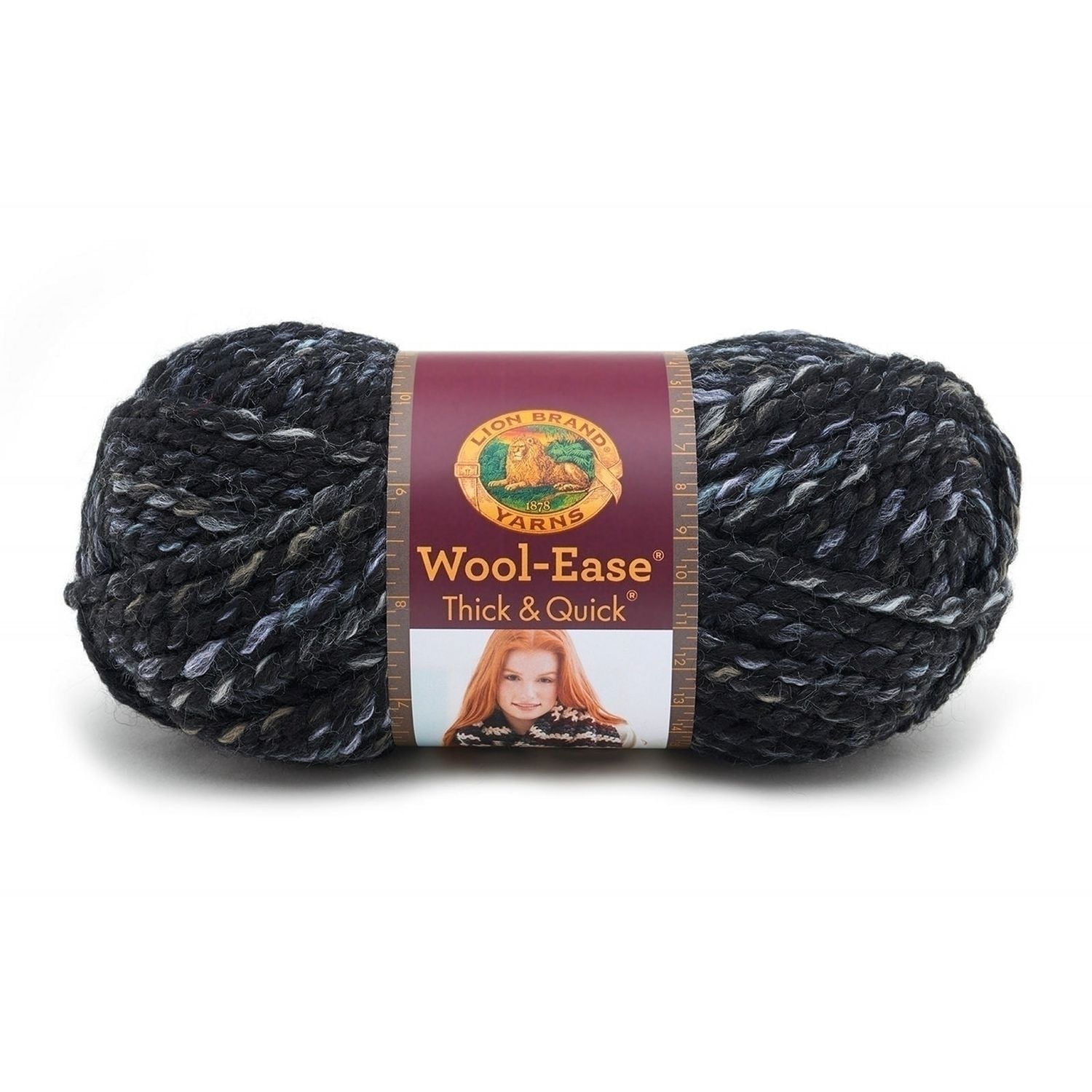 Lion Brand Yarn Wool Ease Thick & Quick Metropolis 640-534 Classic Bulky Yarn