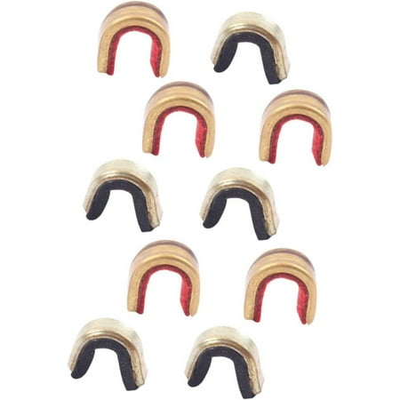 JISBEIFHA 10pcs String and Arrow Positioning Copper Buckle and Arrow Pairs/10 Pieces Arrow Bow Points Archery Nocking Tools Hunting Nocking Accessories Arrow Rest BucklesA11420