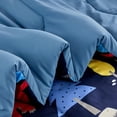 thumbnail image 3 of Sleep Zone Kids Bedding Comforter Set Full/Queen Size - Super Soft & Cute Printed 3-Piece Comforter Set All Seasons for Boys, Girls, Fade Resistant, Machine Washable, Dinosaur Land, 3 of 7