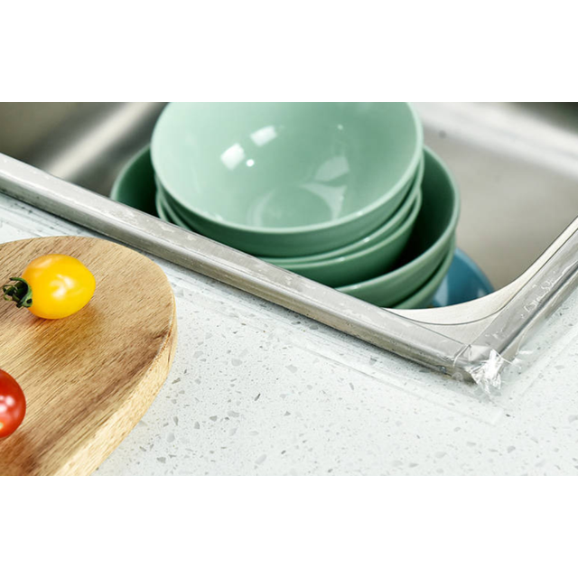 Cinta impermeable y a prueba de moho para cocina y baño Tira de sellado de juntas de cocina Tira impermeable transparente Pegatina de esquina para hueco de baño de baño 10 metros ShuxiuWang 8390613503428