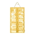 thumbnail image 1 of Pantallas de cinturón de karate Rack colgante de pared colgante visible organizador de almacenamiento de cinturones de cinturón de taekwondo para judo Amarillo, 1 of 8