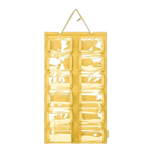 Estante de almacenamiento de cinturones para karate y taekwondo, organizador de pared para MMA y Amarillo