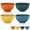 1.Multi Color, variant on ReaNea Cereal Bowls 4 Pieces, Unbreakable And Reusable Light Weight Bowl For Rice Noodle Soup Snack Salad Fruit BPA Free