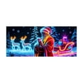 thumbnail image 1 of uhnmki Neon Style Garage Door Cover Festive Holiday for Outdoor Indoor Use Weather Polyester Fabric with Reinforced Stitching Easy Installation and Storage, 1 of 5