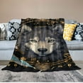 thumbnail image 2 of ONETECH Wolf Dream Catcher Throw Blanket Soft Cozy Plush Warm Blanket for Sofa Couch Bed, 2 of 6