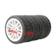 thumbnail image 4 of 4 piezas de neumáticos para coche RC 1/16 1/12 1/14, modificación de vehículos, modelo de repuestos para coche Blanco, 4 of 4